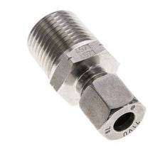 1/2'' NPT Male x 8L Stainless steel Straight Cutting Ring 315 Bar DIN 2353