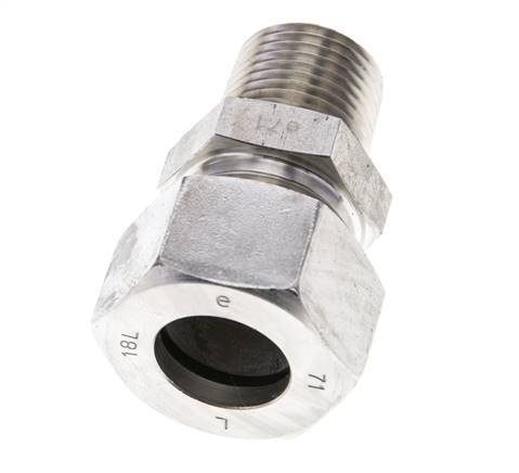 1/2'' NPT Male x 18L Stainless steel Straight Cutting Ring 315 Bar DIN 2353