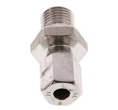 G 1/4'' Buitendraad x 6L RVS Rechte Snijring Koppeling 315 Bar DIN 2353