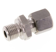 G 1/4'' Buitendraad x 8L RVS Rechte Snijring Koppeling 315 Bar DIN 2353
