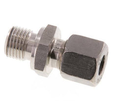 G 1/4'' Buitendraad x 8L RVS Rechte Snijring Koppeling 315 Bar DIN 2353
