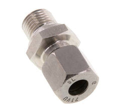G 1/4'' Buitendraad x 8L RVS Rechte Snijring Koppeling 315 Bar DIN 2353