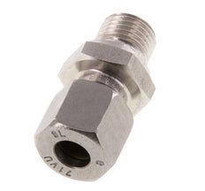 G 1/4'' Buitendraad x 8L RVS Rechte Snijring Koppeling 315 Bar DIN 2353