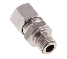 G 1/4'' Buitendraad x 10L RVS Rechte Snijring Koppeling 315 Bar DIN 2353