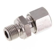 G 1/4'' Buitendraad x 10L RVS Rechte Snijring Koppeling 315 Bar DIN 2353