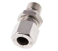 G 1/4'' Buitendraad x 10L RVS Rechte Snijring Koppeling 315 Bar DIN 2353