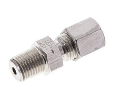 1/4'' NPT Male x 6S Stainless steel Straight Cutting Ring 630 Bar DIN 2353