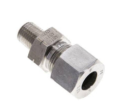 1/4'' NPT Male x 12S Stainless steel Straight Cutting Ring 630 Bar DIN 2353