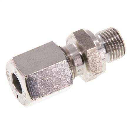 G 1/8'' Male x 6L Stainless steel Straight Cutting Ring 315 Bar DIN 2353