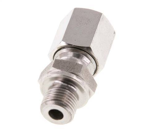 G 1/8'' Buitendraad x 6L RVS Rechte Snijring Koppeling 315 Bar DIN 2353