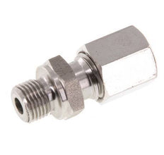 G 1/8'' Buitendraad x 6L RVS Rechte Snijring Koppeling 315 Bar DIN 2353