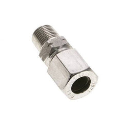 1/8'' NPT Male x 8LL Stainless steel Straight Cutting Ring 100 Bar DIN 2353