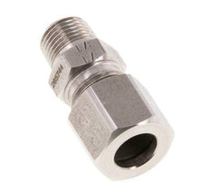 R 1/8'' Buitendraad x 8LL RVS Rechte Snijring Koppeling 100 Bar DIN 2353