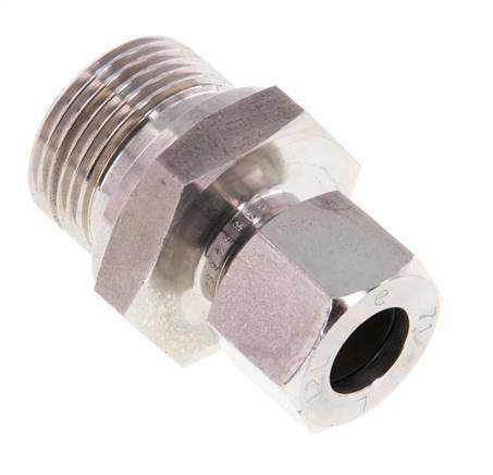 G 3/4'' Buitendraad x 12L RVS Rechte Snijring Koppeling 315 Bar DIN 2353