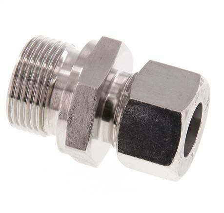 G 3/4'' Buitendraad x 15L RVS Rechte Snijring Koppeling 315 Bar DIN 2353
