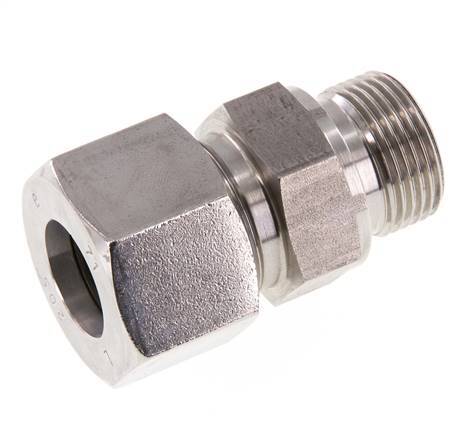G 3/4'' Male x 20S Stainless steel Straight Cutting Ring 400 Bar DIN 2353