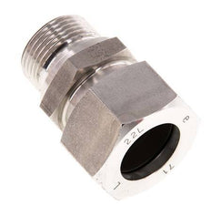 G 3/4'' Buitendraad x 22L RVS Rechte Snijring Koppeling 160 Bar DIN 2353