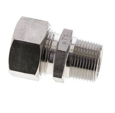 3/4'' NPT Buitendraad x 22L RVS Rechte Snijring Koppeling 160 Bar DIN 2353