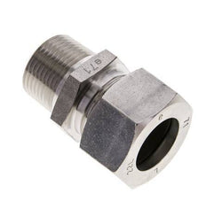 3/4'' NPT Buitendraad x 22L RVS Rechte Snijring Koppeling 160 Bar DIN 2353