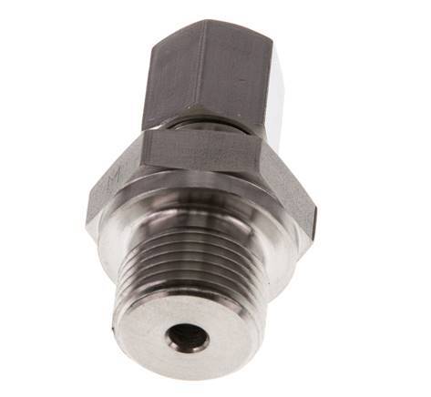 G 3/8'' Buitendraad x 6L RVS Rechte Snijring Koppeling 315 Bar DIN 2353