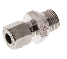 G 3/8'' Buitendraad x 8L RVS Rechte Snijring Koppeling 315 Bar DIN 2353