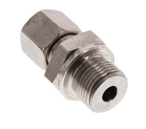 G 3/8'' Buitendraad x 8L RVS Rechte Snijring Koppeling 315 Bar DIN 2353