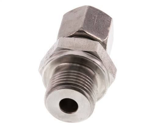 G 3/8'' Buitendraad x 8L RVS Rechte Snijring Koppeling 315 Bar DIN 2353