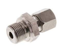 G 3/8'' Buitendraad x 8L RVS Rechte Snijring Koppeling 315 Bar DIN 2353