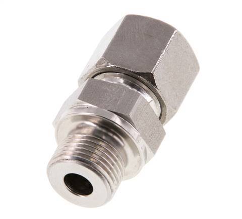 G 3/8'' Buitendraad x 10S RVS Rechte Snijring Koppeling 630 Bar DIN 2353