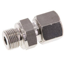 G 3/8'' Buitendraad x 10S RVS Rechte Snijring Koppeling 630 Bar DIN 2353