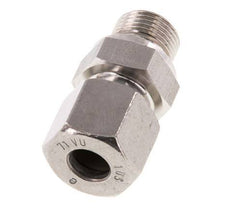 G 3/8'' Buitendraad x 10S RVS Rechte Snijring Koppeling 630 Bar DIN 2353