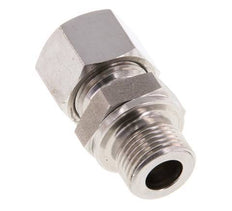 G 3/8'' Buitendraad x 12L RVS Rechte Snijring Koppeling 315 Bar DIN 2353