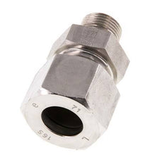 G 3/8'' Buitendraad x 16S RVS Rechte Snijring Koppeling 400 Bar DIN 2353