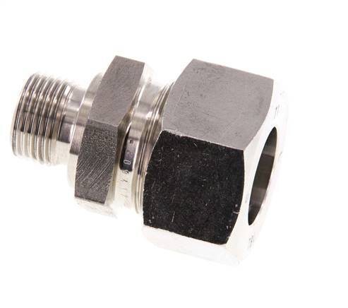 G 3/8'' Buitendraad x 18L RVS Rechte Snijring Koppeling 315 Bar DIN 2353