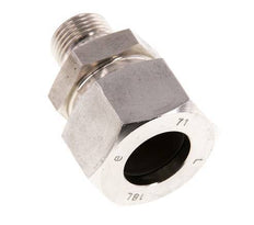 G 3/8'' Buitendraad x 18L RVS Rechte Snijring Koppeling 315 Bar DIN 2353