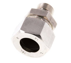 G 3/8'' Buitendraad x 18L RVS Rechte Snijring Koppeling 315 Bar DIN 2353