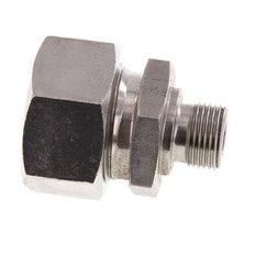 G 3/8'' Buitendraad x 22L RVS Rechte Snijring Koppeling 160 Bar DIN 2353