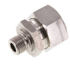 G 3/8'' Buitendraad x 22L RVS Rechte Snijring Koppeling 160 Bar DIN 2353