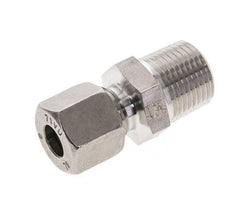 3/8'' NPT Buitendraad x 8L RVS Rechte Snijring Koppeling 315 Bar DIN 2353