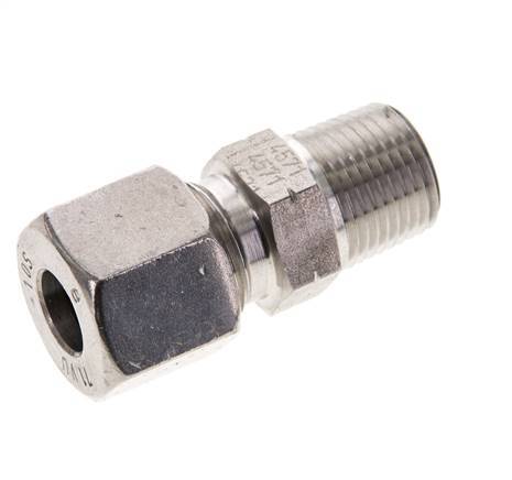 3/8'' NPT Male x 10S Stainless steel Straight Cutting Ring 630 Bar DIN 2353