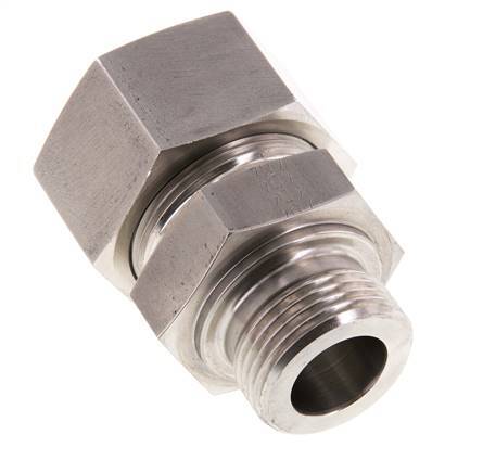 G 1'' Buitendraad x 30S RVS Rechte Snijring Koppeling 400 Bar DIN 2353