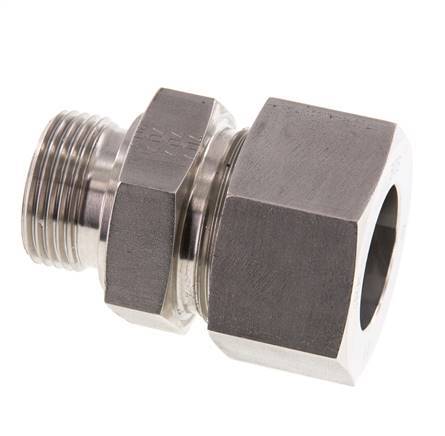 G 1'' Buitendraad x 30S RVS Rechte Snijring Koppeling 400 Bar DIN 2353