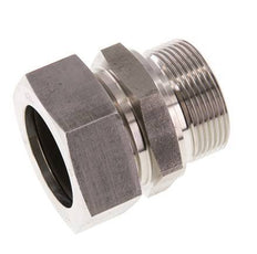G 1 1/2'' Buitendraad x 42L RVS Rechte Snijring Koppeling 160 Bar DIN 2353