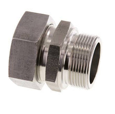 G 1 1/2'' Buitendraad x 42L RVS Rechte Snijring Koppeling 160 Bar DIN 2353