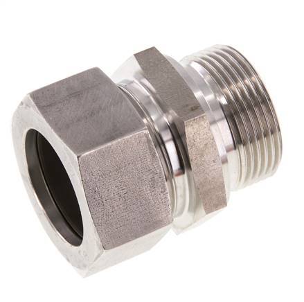 G 1 1/4'' Buitendraad x 35L RVS Rechte Snijring Koppeling 160 Bar DIN 2353