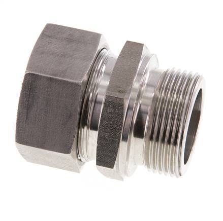 G 1 1/4'' Buitendraad x 35L RVS Rechte Snijring Koppeling 160 Bar DIN 2353