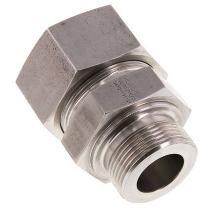 G 1 1/4'' Male x 38S Stainless steel Straight Cutting Ring 315 Bar DIN 2353