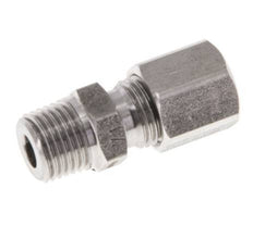 M10x1 Buitendraad x 6LL RVS Rechte Snijring Koppeling 100 Bar DIN 2353