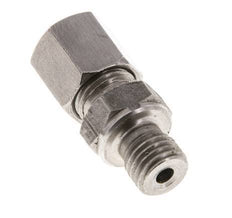 M12x1.5 Buitendraad x 6S RVS Rechte Snijring Koppeling 630 Bar DIN 2353