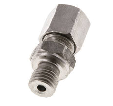 M12x1.5 Buitendraad x 6S RVS Rechte Snijring Koppeling 630 Bar DIN 2353